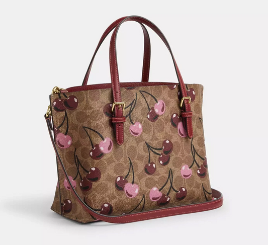 COACH | Mollie Tote Bag 25 With Cherry Print