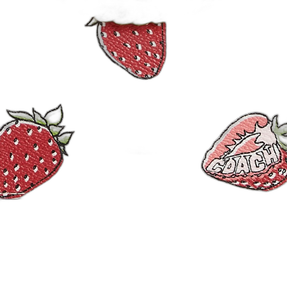 COACH | Women's Klare Crossbody With Strawberry Print Gold/Chalk Multi