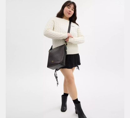 COACH | Val Duffle Bag In Signature Canvas in Gold/Walnut/Black