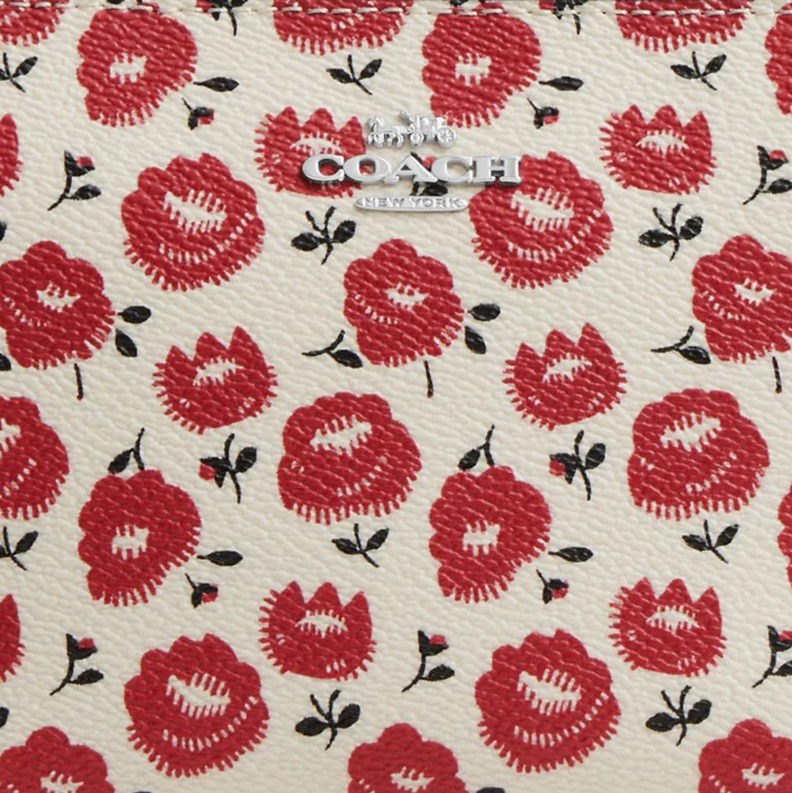 COACH | Nolita 19 With Floral Print Silver/Chalk/Black Multi