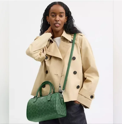 COACH | Rowan Long Satchel CV961 in Bright Jade