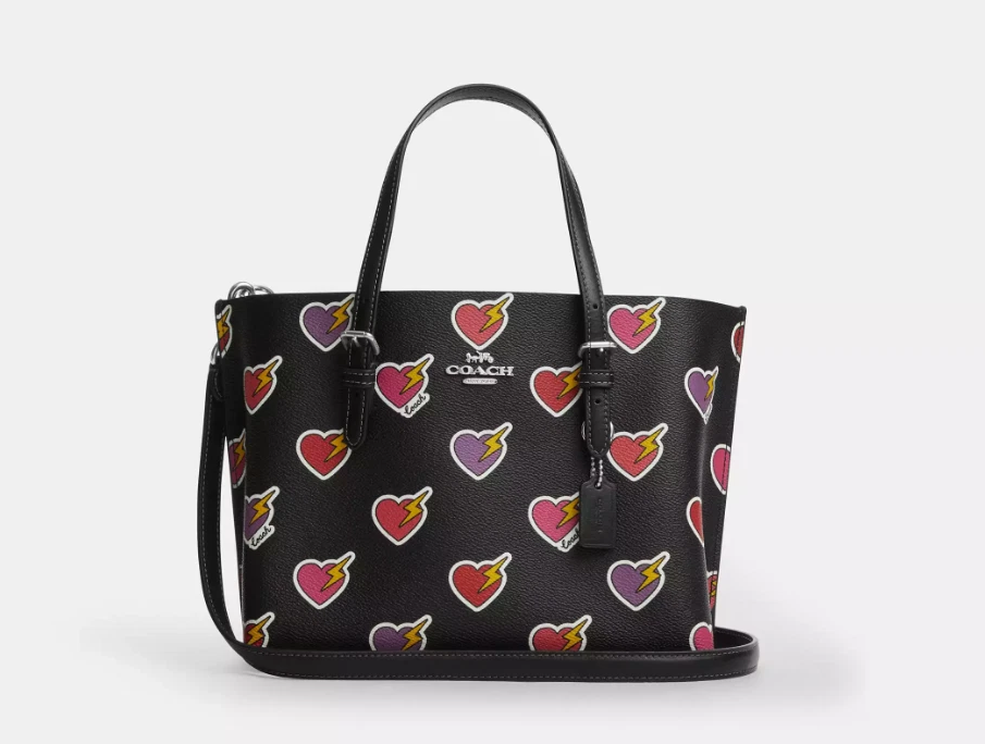 COACH | Mollie Tote 25 In Signature Canvas with Heart Print/️Bolt