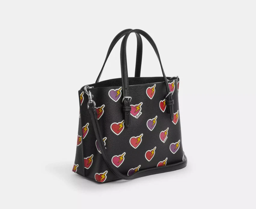 COACH | Mollie Tote 25 In Signature Canvas with Heart Print/️Bolt