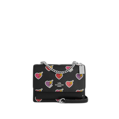 COACH | Klare Crossbody Bag With Heart Bolt Print