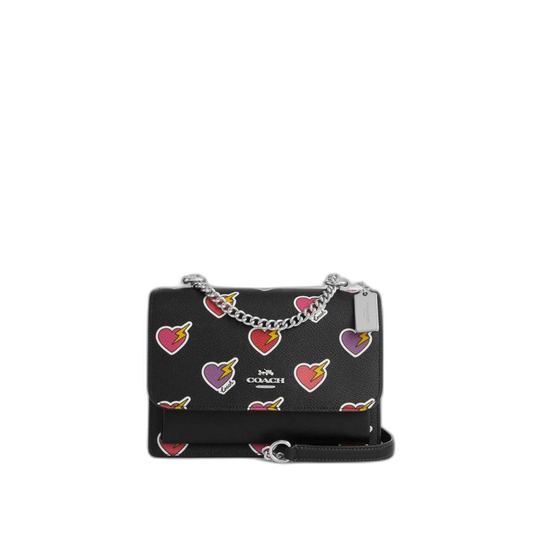 COACH | Klare Crossbody Bag With Heart Bolt Print