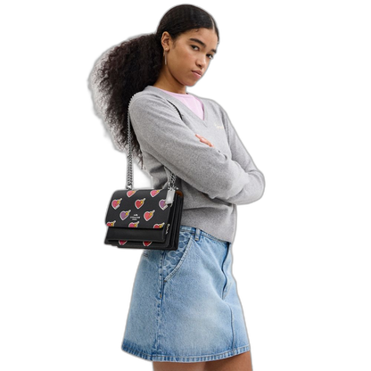COACH | Klare Crossbody Bag With Heart Bolt Print