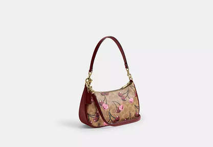 COACH | Teri Shoulder Bag In Signature Canvas With Cherry Print