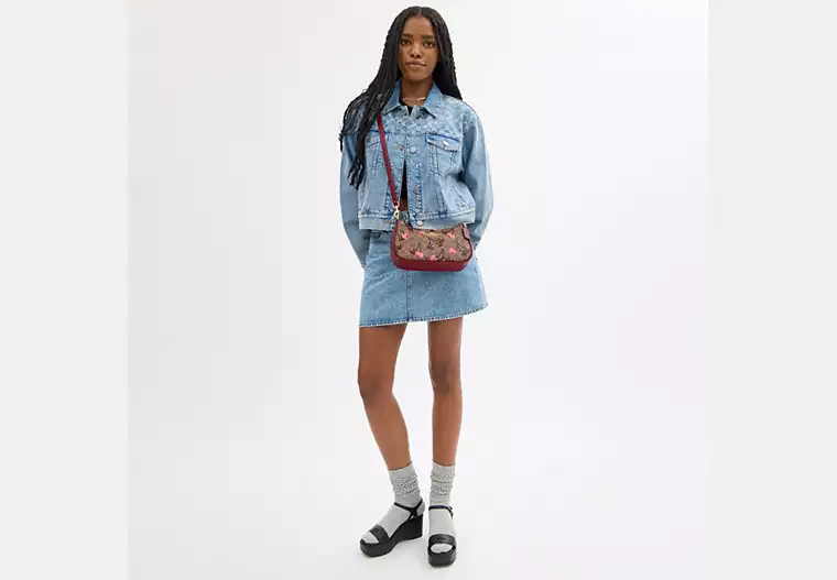 COACH | Teri Shoulder Bag In Signature Canvas With Cherry Print