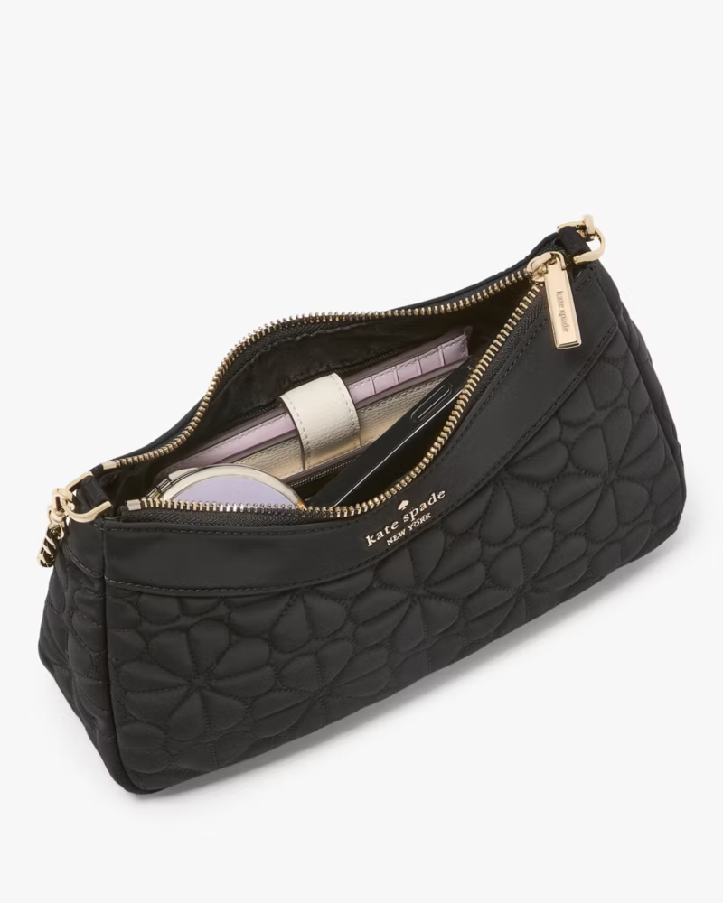 Kate Spade | Flower Quilted Fabric Convertible Crossbody