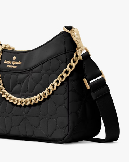 Kate Spade | Flower Quilted Fabric Convertible Crossbody