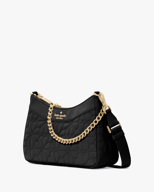 Kate Spade | Flower Quilted Fabric Convertible Crossbody